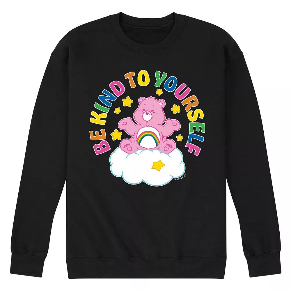 Men's Care Bears Be Kind To Yourself Fleece Sweatshirt,  Product Image