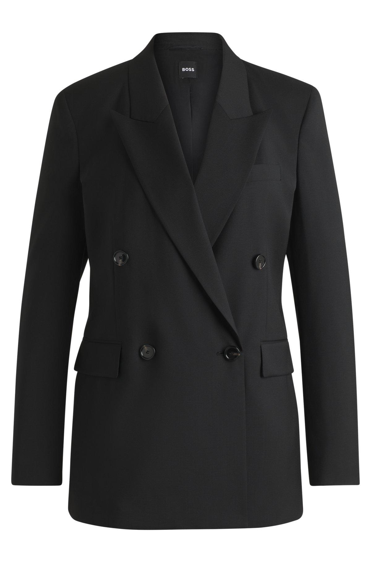 Regular-fit blazer in virgin wool Product Image