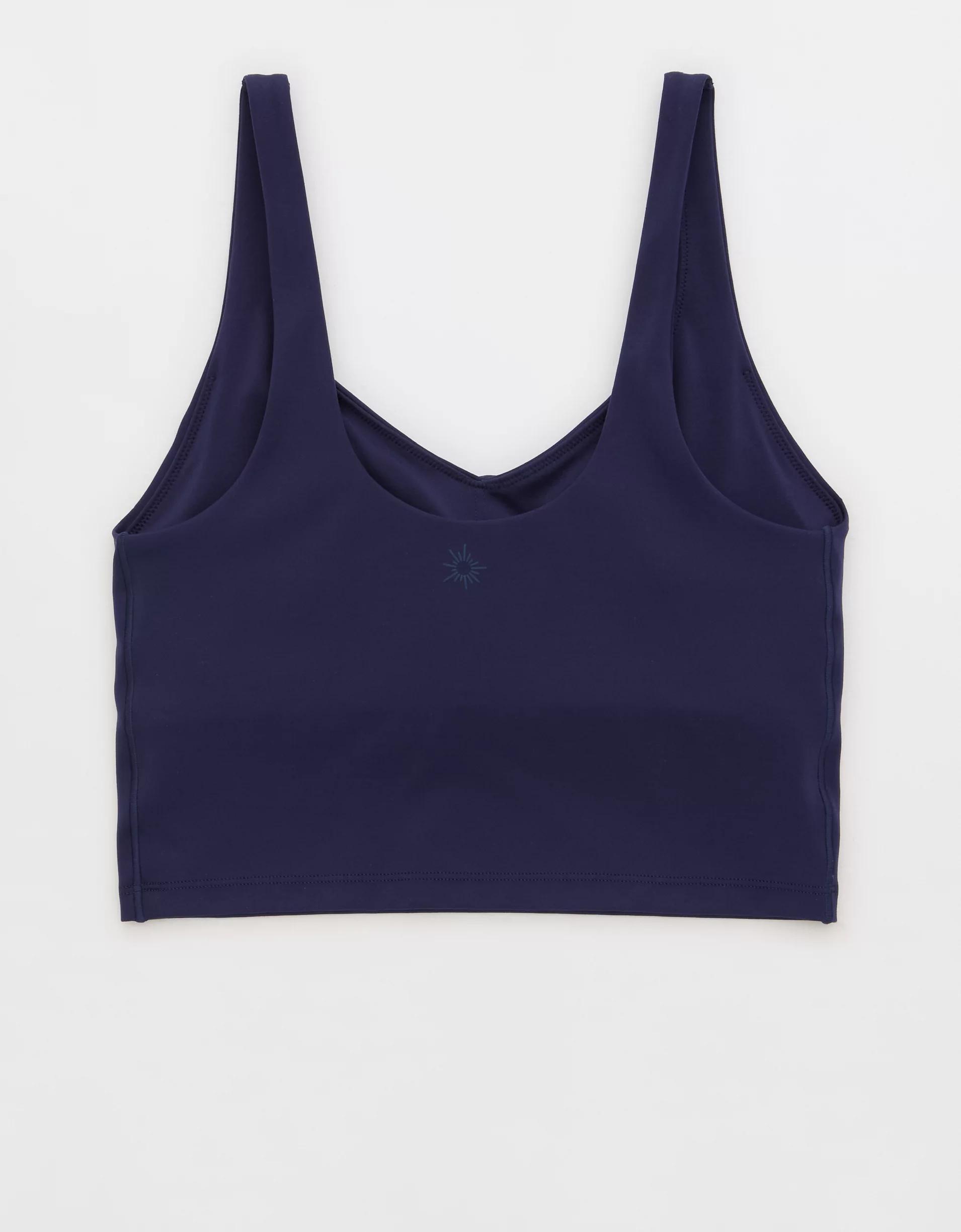 OFFLINE By Aerie Real Me Low Key Longline Sports Bra Product Image