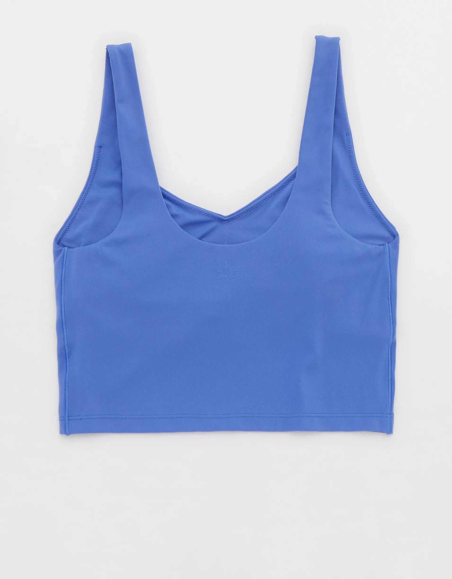 OFFLINE By Aerie Real Me Low Key Longline Sports Bra Product Image