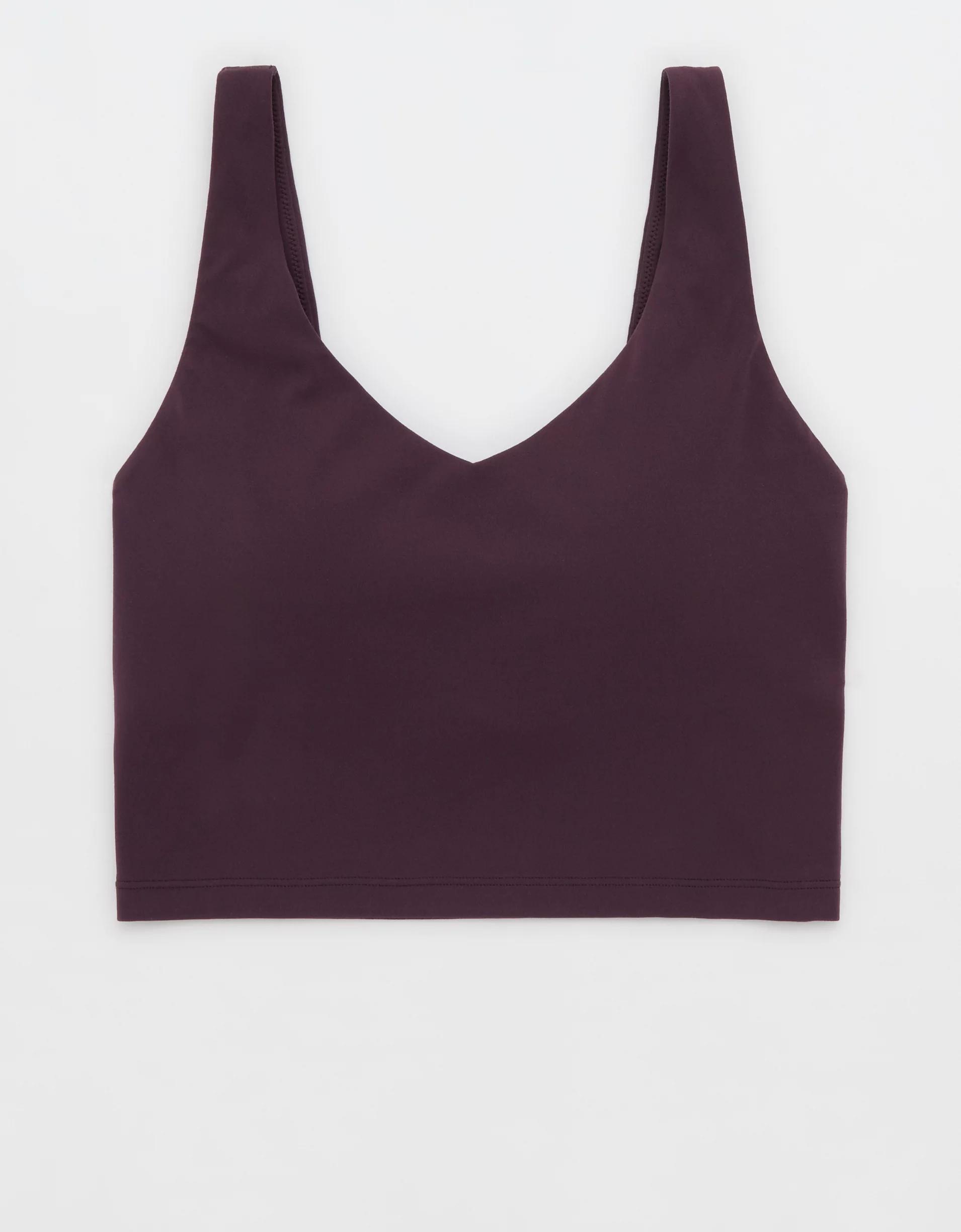 OFFLINE By Aerie Real Me Low Key Longline Sports Bra Product Image
