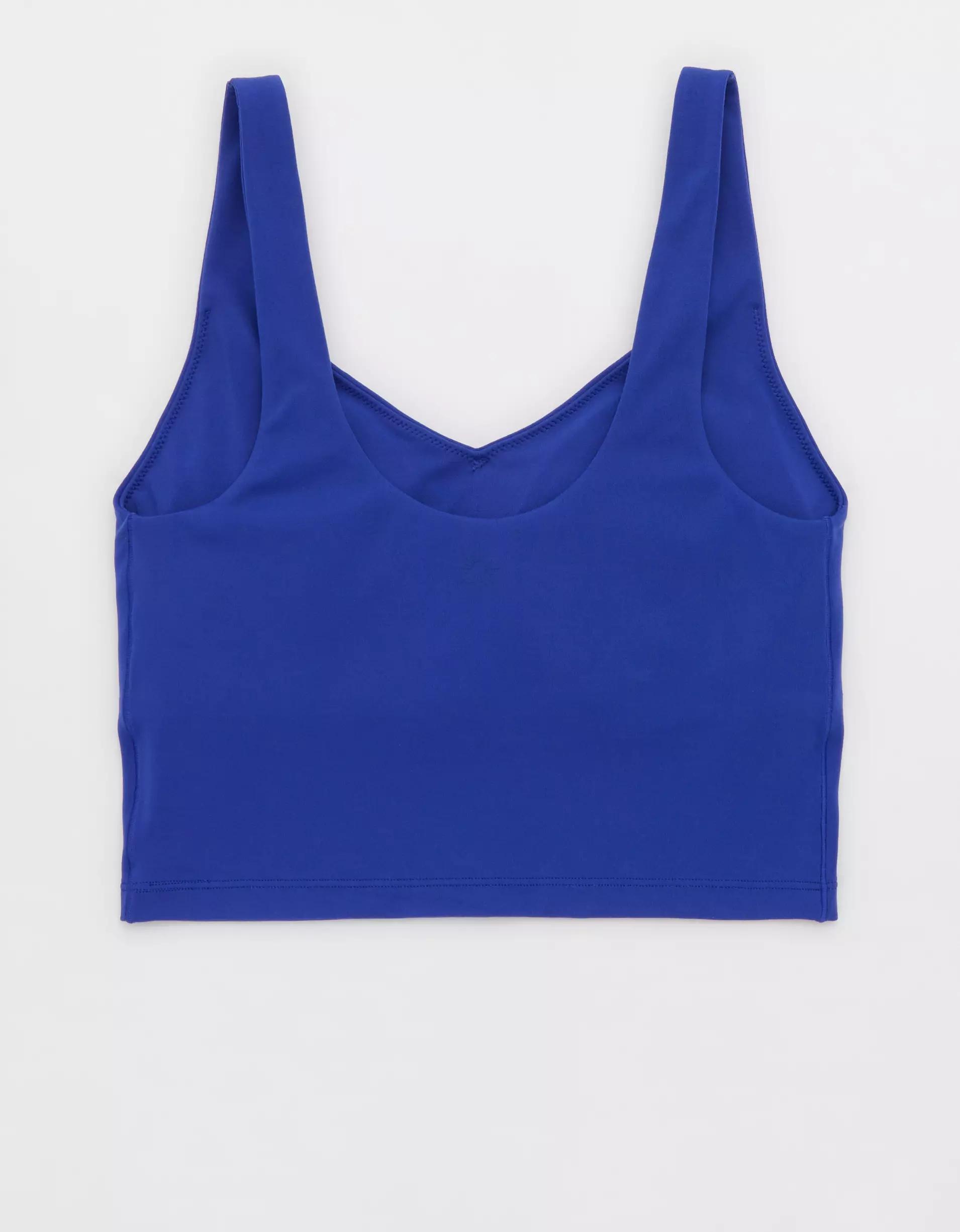 OFFLINE By Aerie Real Me Low Key Longline Sports Bra Product Image