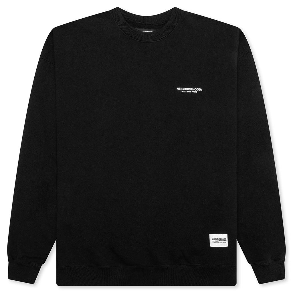 Classic Sweat Shirt L/S - Black Male Product Image