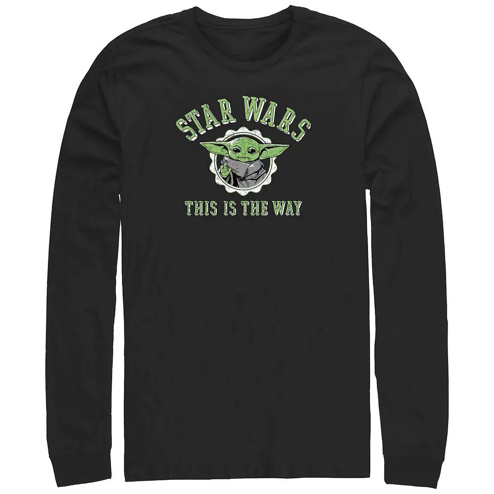 Big & Tall Star Wars The Mandalorian Grogu This Is The Way Long Sleeve Graphic Tee, Men's,  Product Image