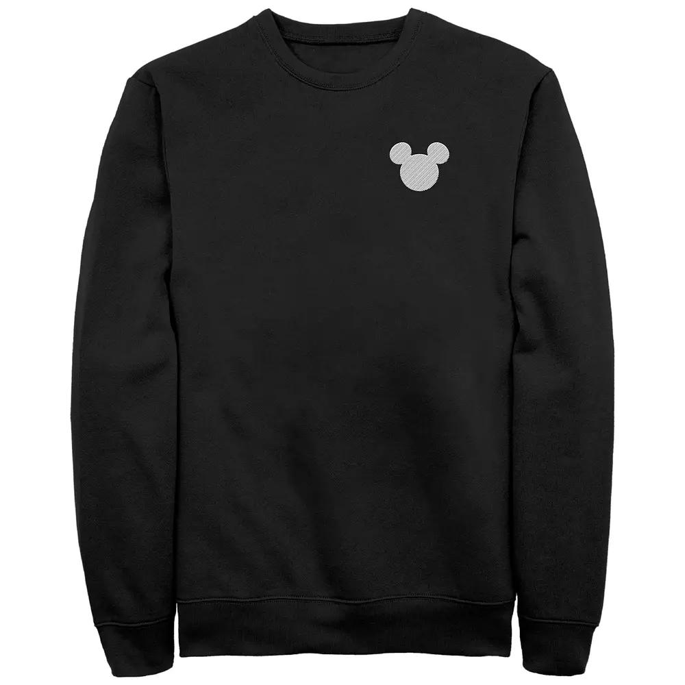 Men's Mickey Mouse Head Silhouette Graphic Fleece,  Product Image