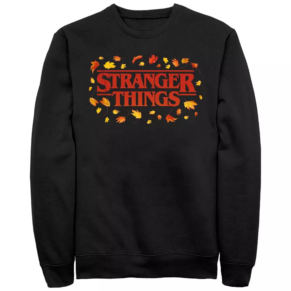 Men's Stranger Things Autumn Title Logo Graphic Fleece,  Product Image