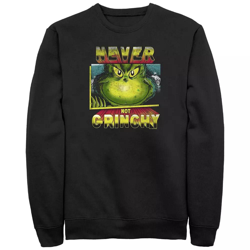 Big & Tall Dr. Seuss Never Not Grinchy Graphic Fleece, Men's,  Product Image