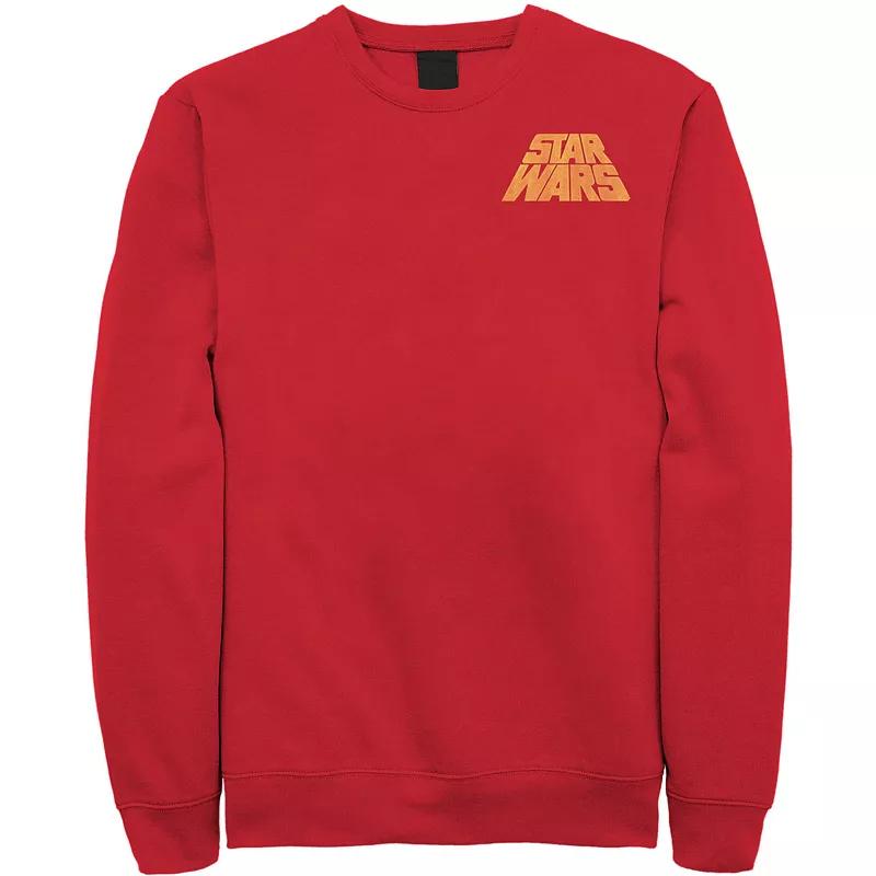 Men's Star Wars Distressed Slant Logo Z2 Sweatshirt,  Product Image