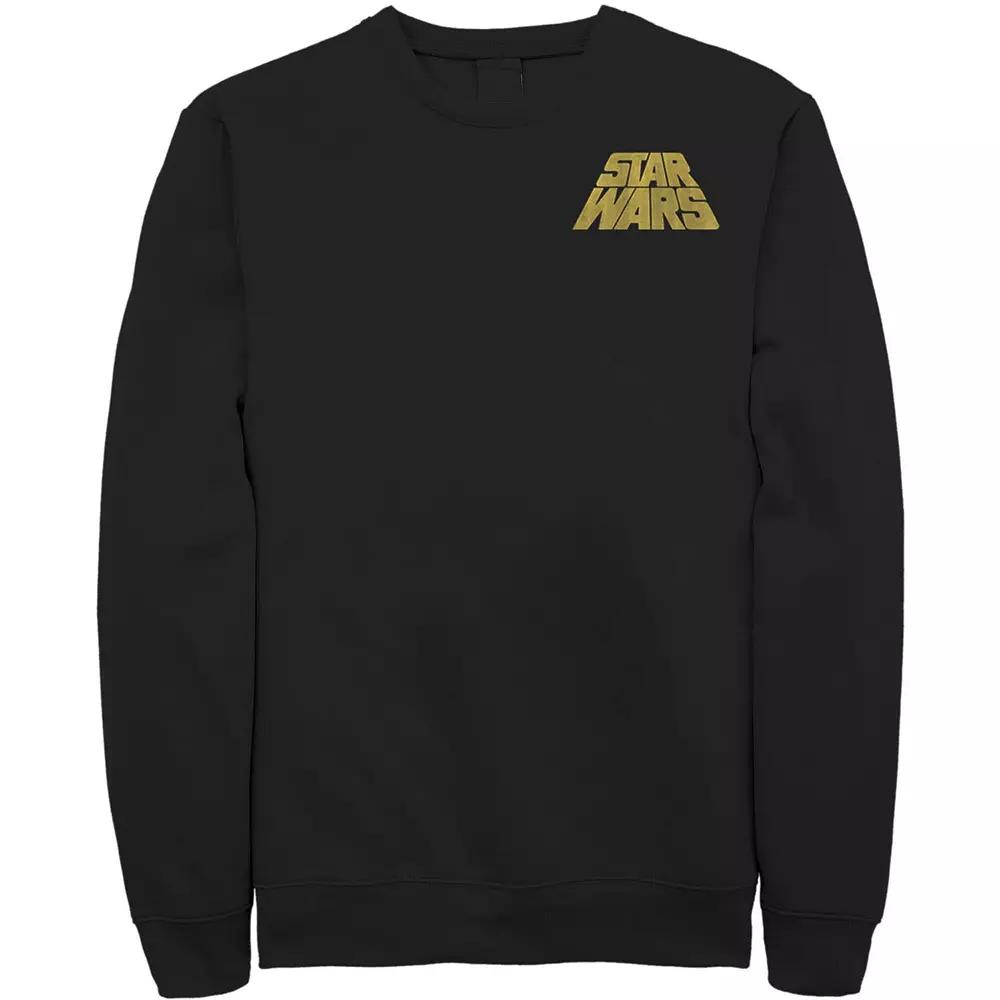 Men's Star Wars Distressed Slant Logo Z2 Sweatshirt,  Product Image
