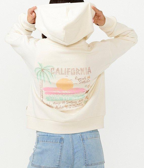Rip Curl Sun To Sea Relaxed Long Sleeve Fleece Hoodie Product Image