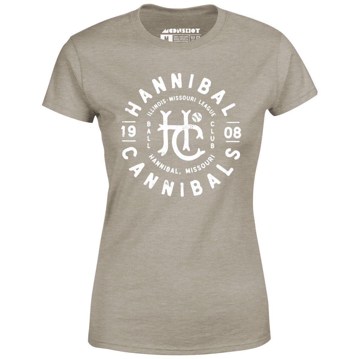 Hannibal Cannibals - Missouri - Vintage Defunct Baseball Teams - Women's T-Shirt Female Product Image