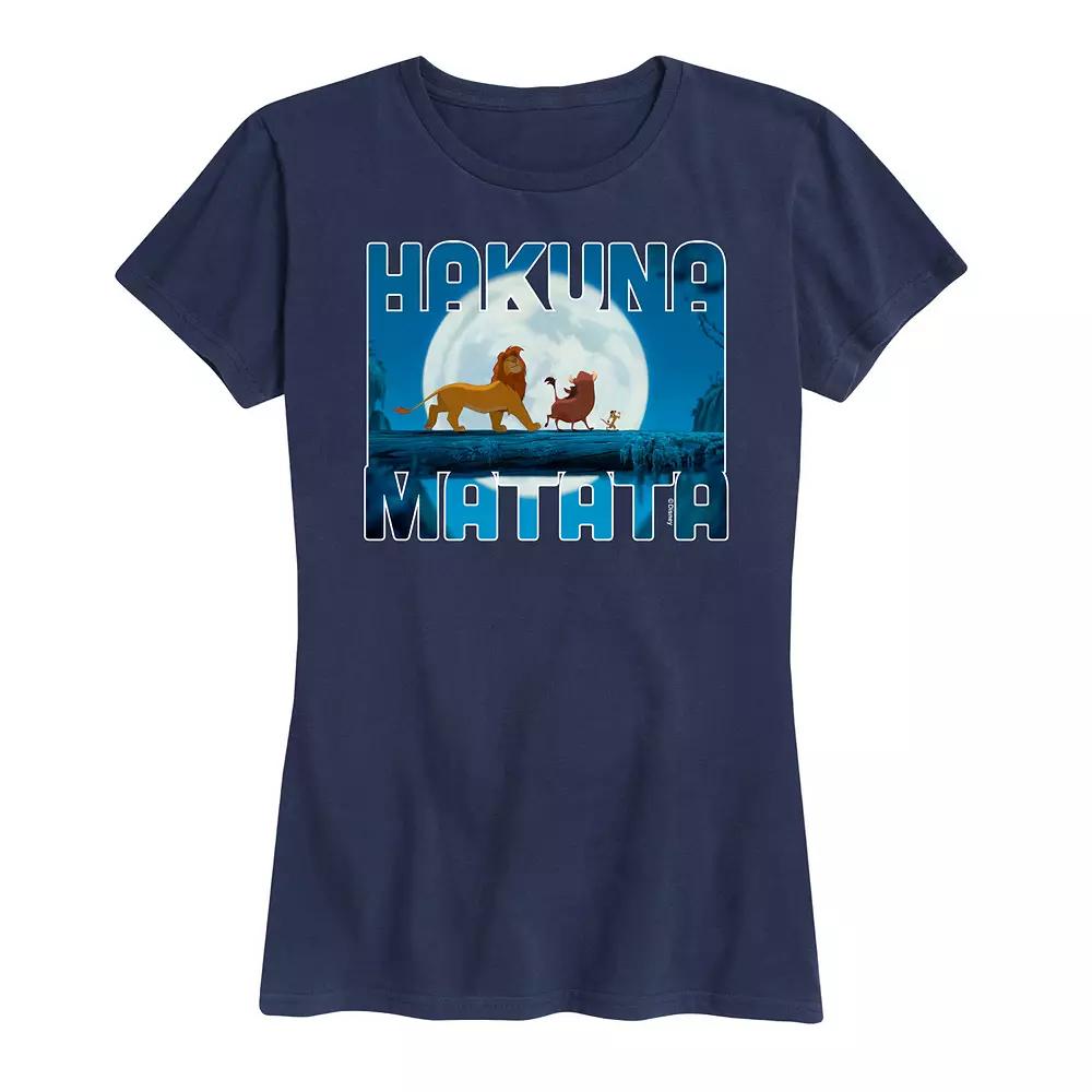 Disney's Lion King Women's Hakuna Matata Graphic Tee,  Product Image