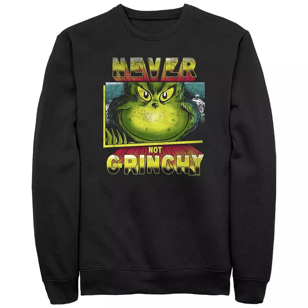 Big & Tall Dr. Seuss Never Not Grinchy Graphic Fleece, Men's,  Product Image