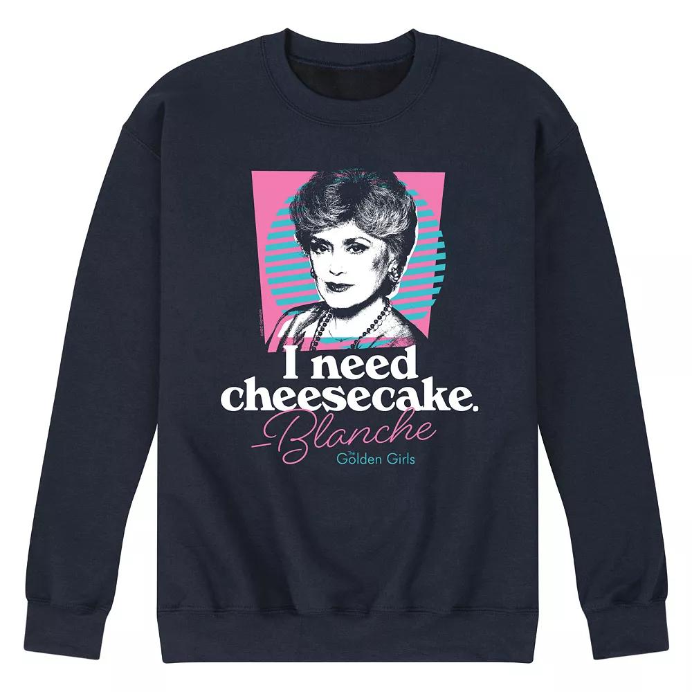 Men's Golden Girls Need Cheesecake Sweatshirt,  Product Image