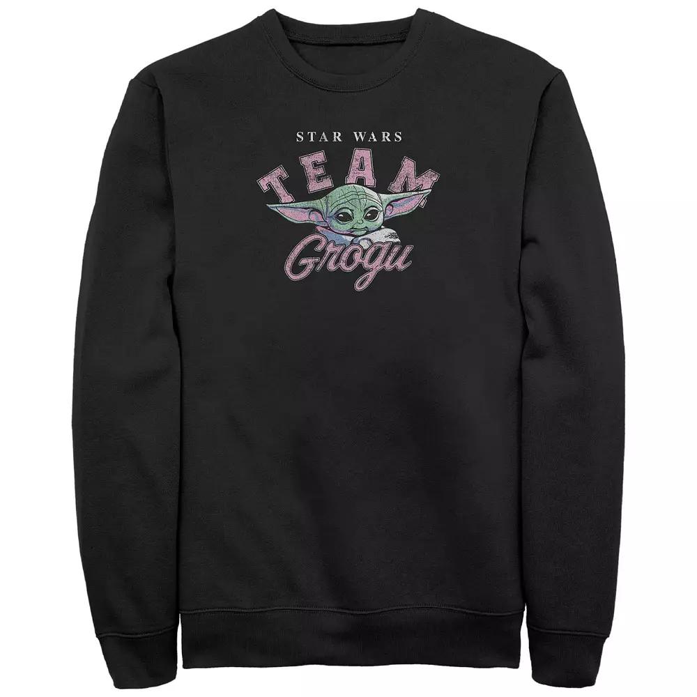 Big & Tall Star Wars The Mandalorian Team Grogu Fleece Sweatshirt, Men's,  Product Image