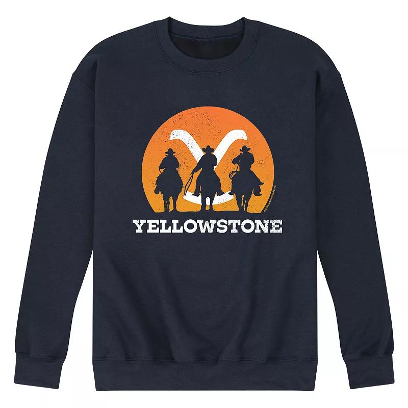 Men's Yellowstone Cowboy Sunset Sweatshirt,  Product Image