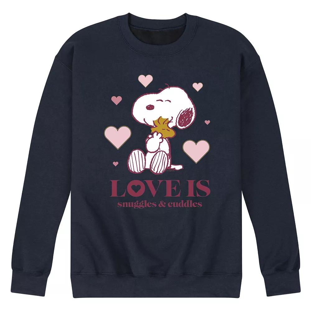 Men's Peanuts Snuggles and Cuddles Sweatshirt,  Product Image