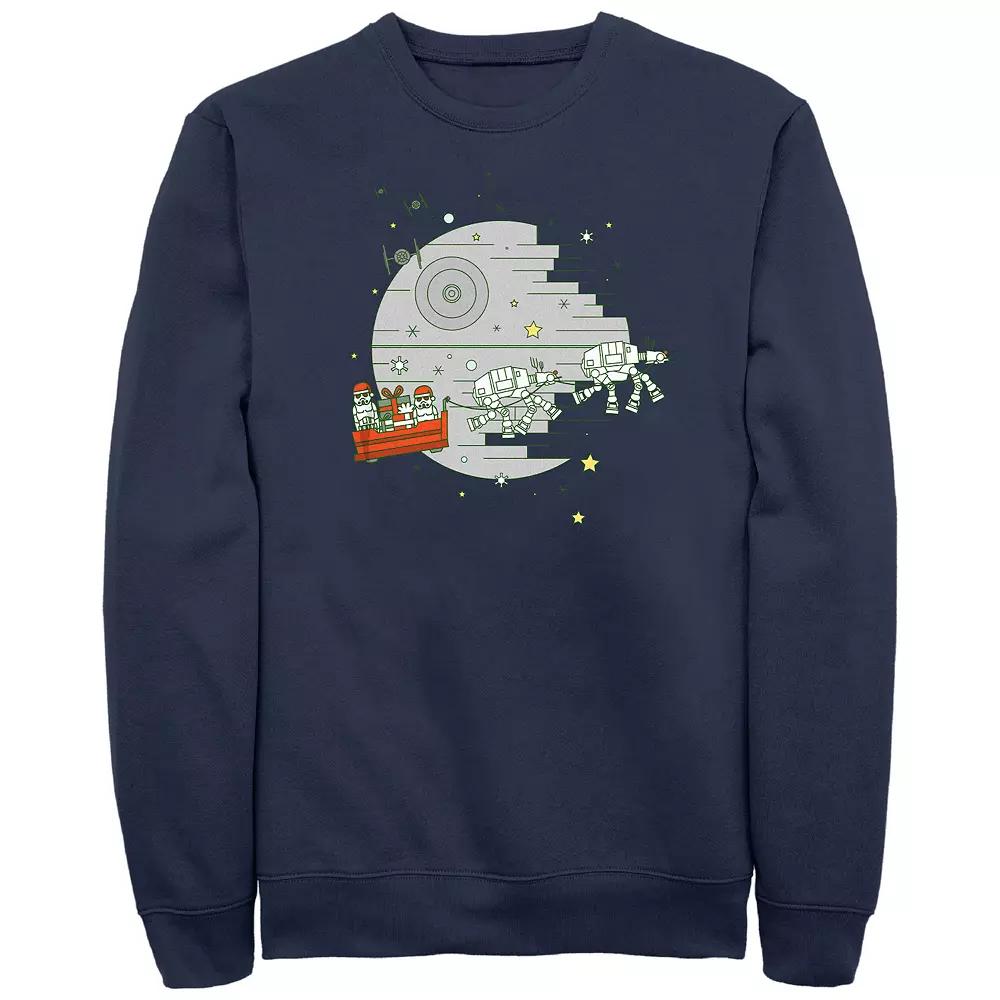 Big & Tall Star Wars Christmas Storm Troopers Sleigh Ride Graphic Tee, Men's,  Product Image