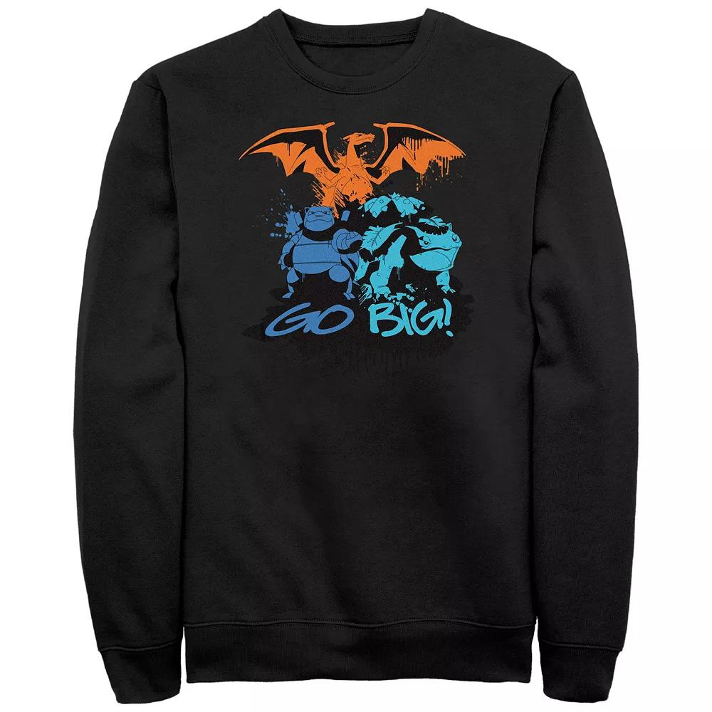 Men's Pokemon Ultimate Big Trio Graphic Fleece,  Product Image