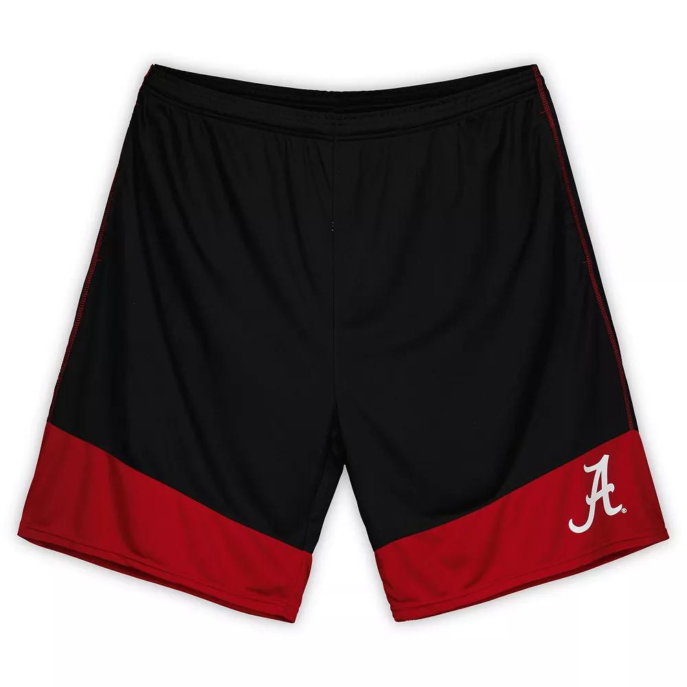 Men's Profile Black Alabama Crimson Tide Big & Tall Interlock Cuff Shorts, Size: XLT Product Image