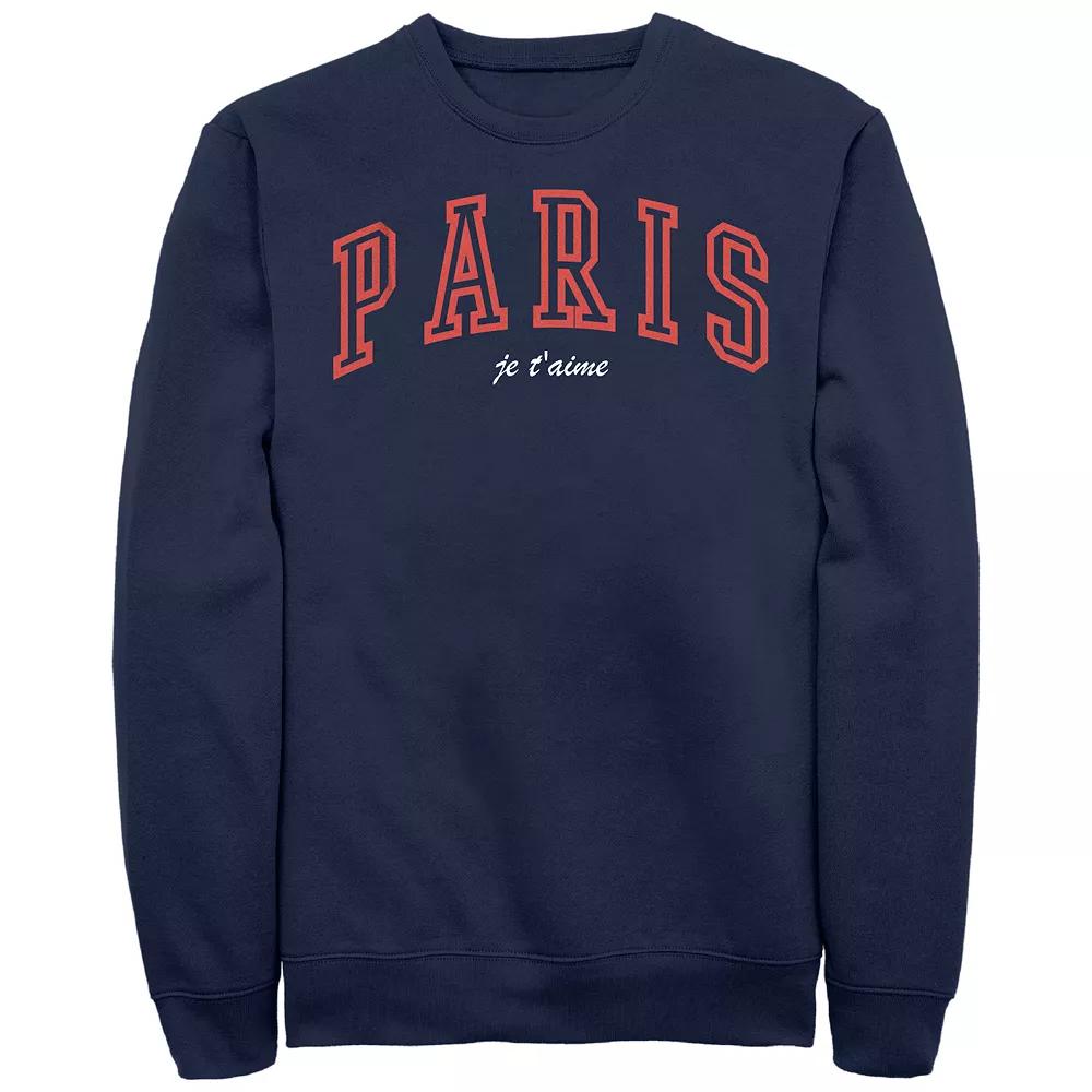 Men's Paris Je T'Aime Fleece,  Product Image