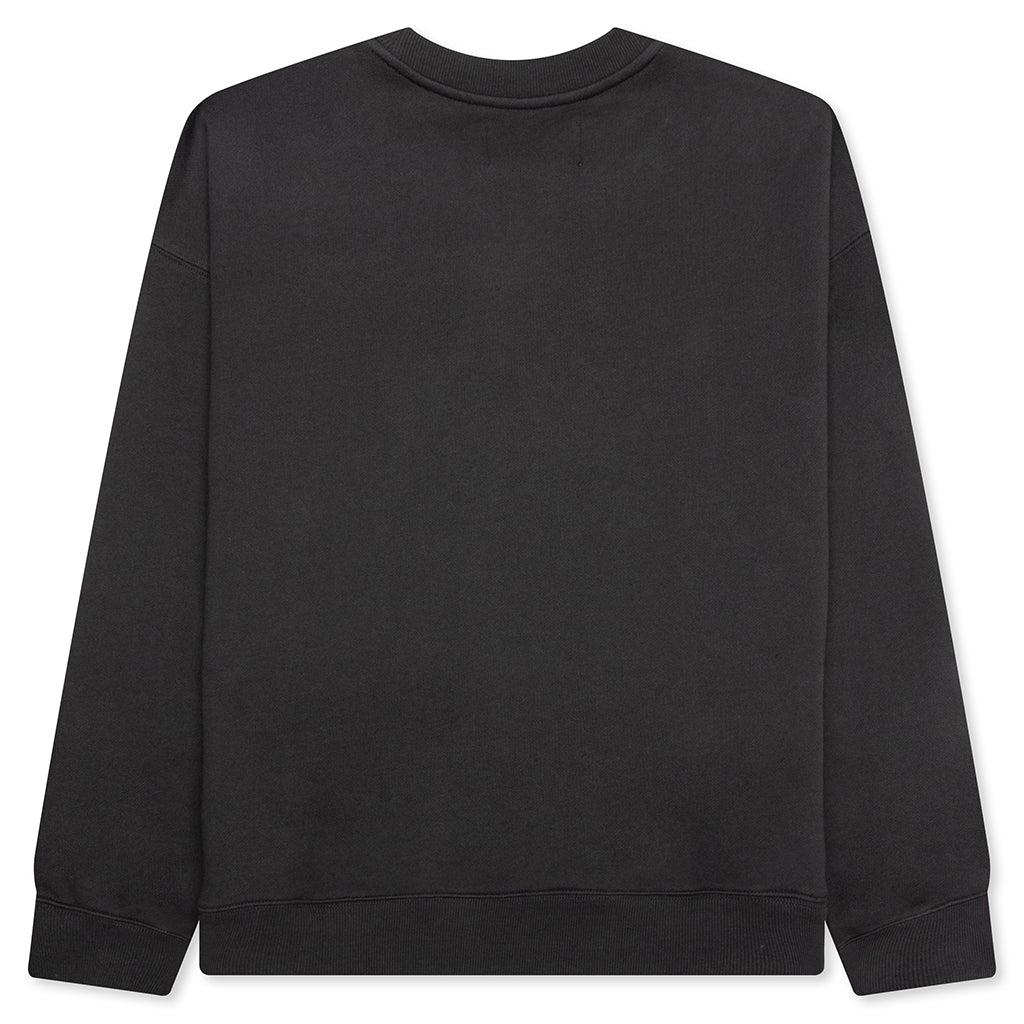 Debossed Crewneck - Black Male Product Image