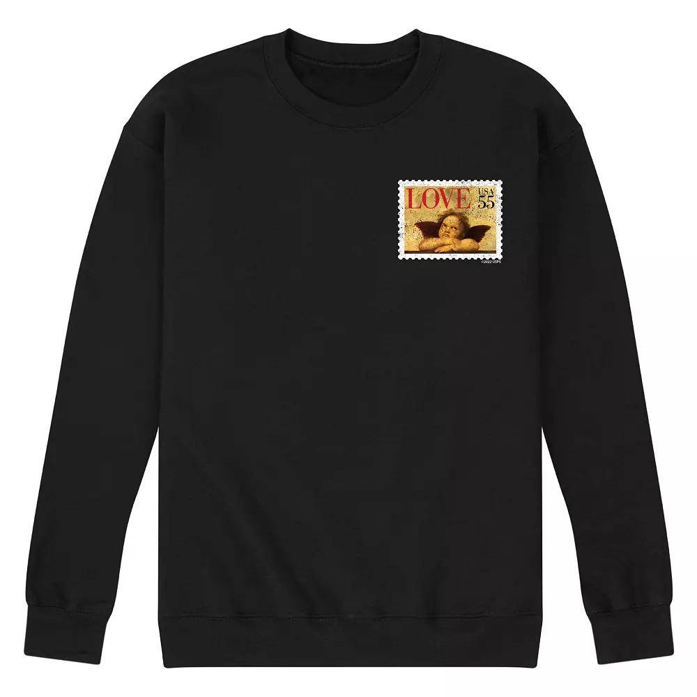 Men's USPS Cherub Stamp Sweatshirt,  Product Image