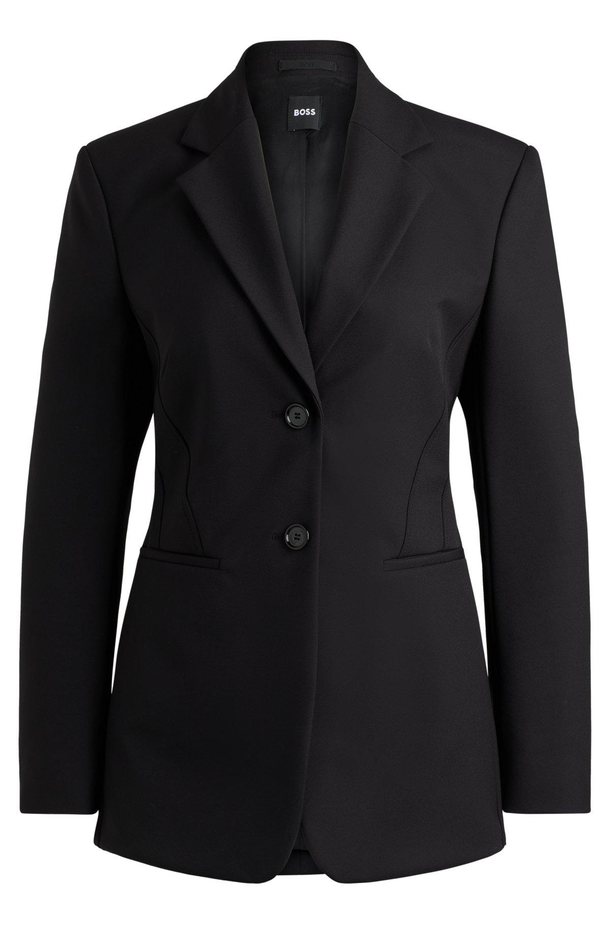 Slim-fit jacket in performance-stretch material Product Image