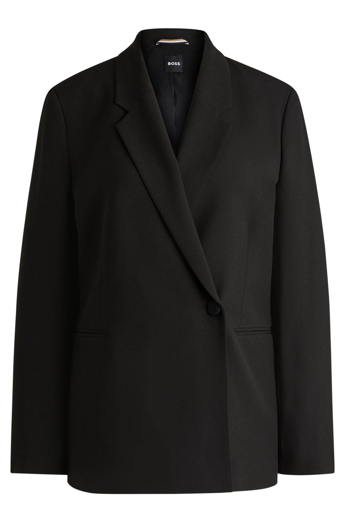 Relaxed-fit jacket with feature button Product Image