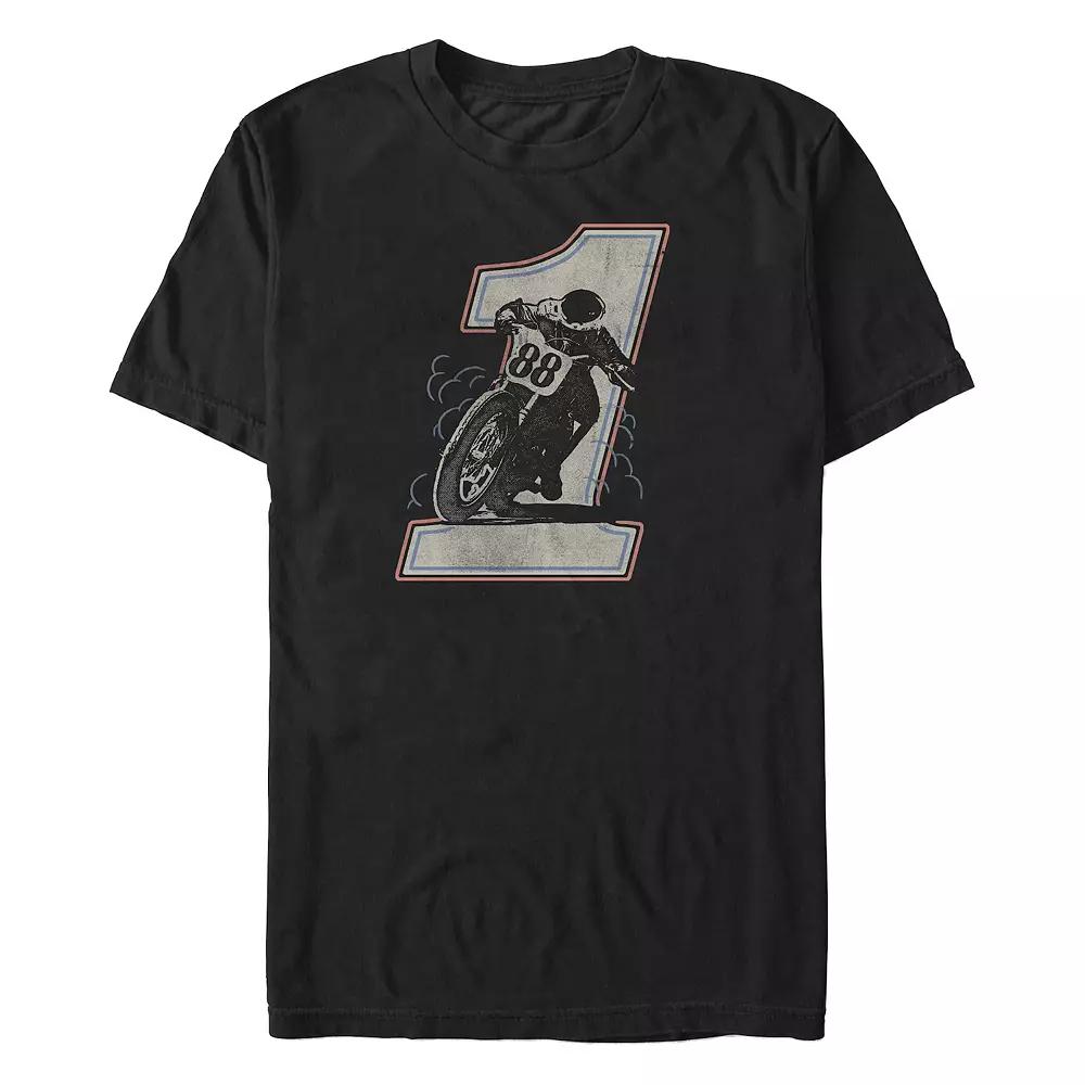 Big & Tall Bike Racer Graphic Tee, Men's,  Product Image