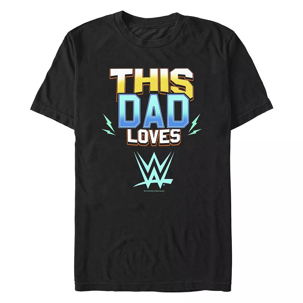 Men's This Dad Loves WWE Graphic Tee,  Product Image