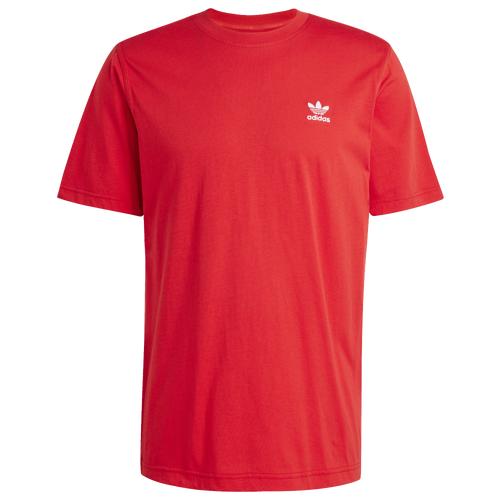adidas Trefoil Essentials Tee Better Scarlet L Mens Product Image