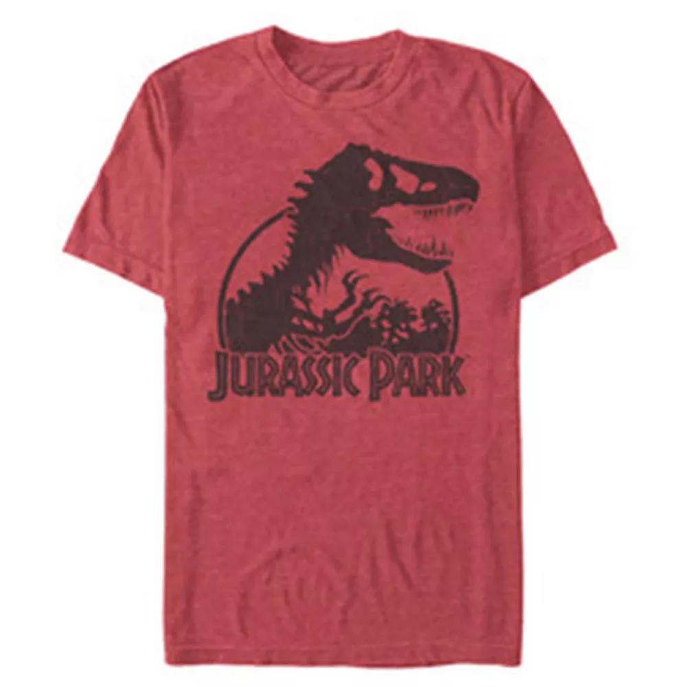Big & Tall Jurassic Park Classic T- Rex Graphic Tee, Men's, Size: 4XL, Red Grey Product Image