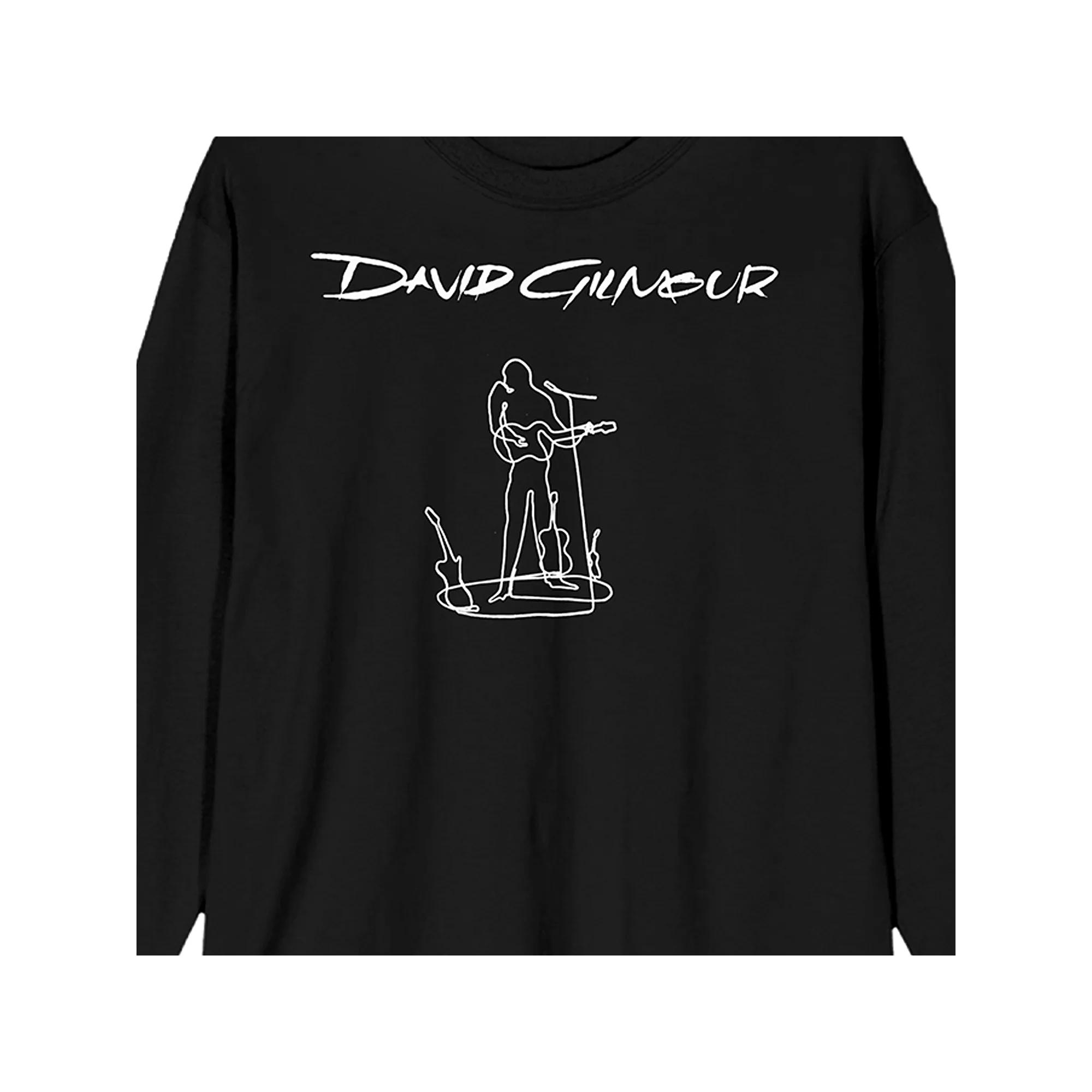 Men's David Gilmour Line Art Graphic Tee,  Product Image