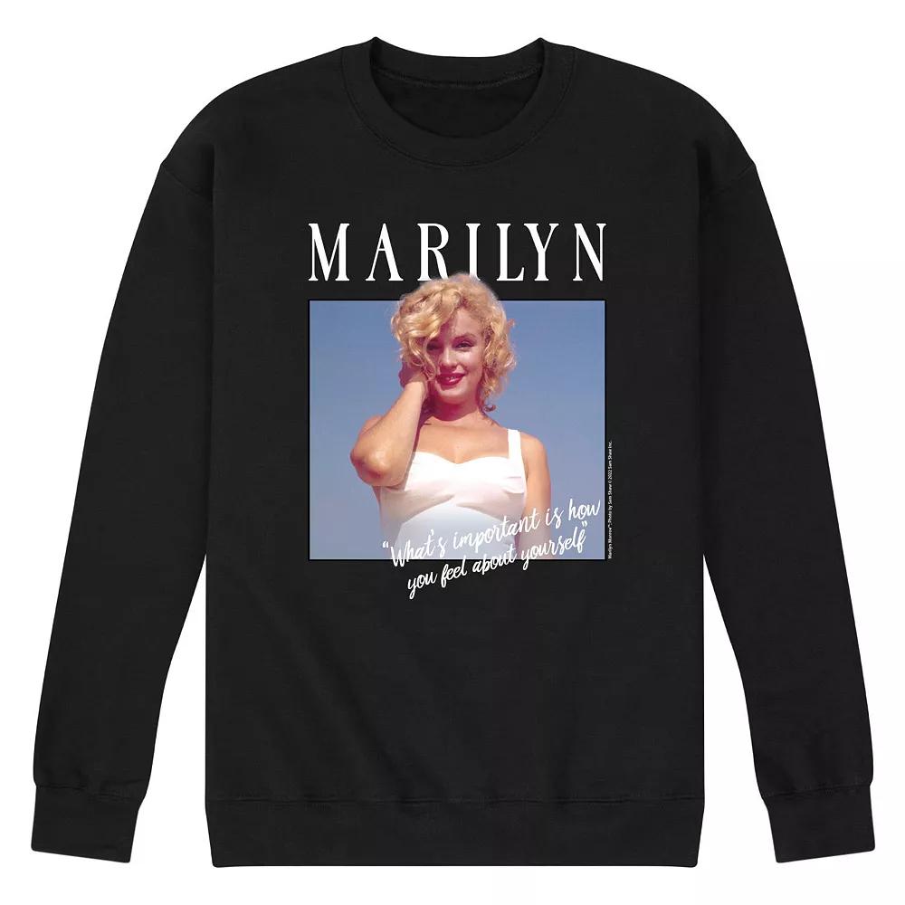 Men's Marilyn Monroe Whats Important Sweatshirt,  Product Image