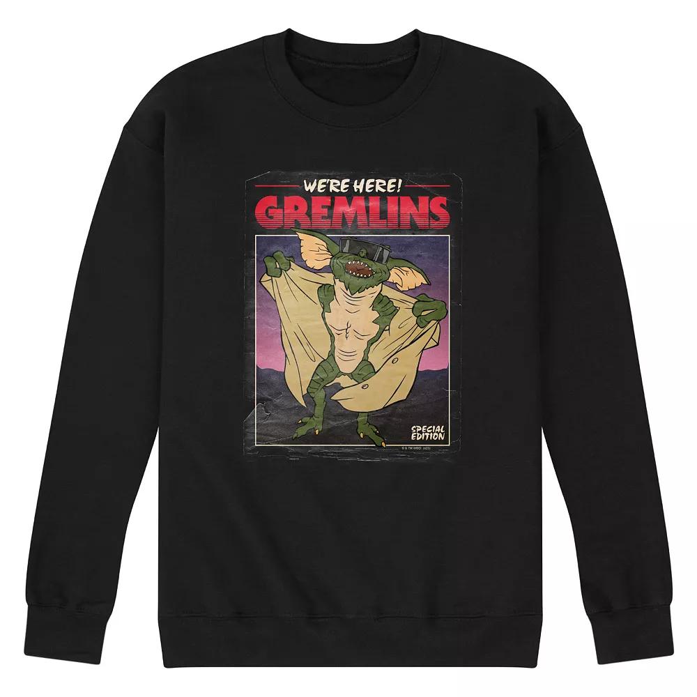 Men's Gremlins Movie Poster Fleece Sweatshirt,  Product Image