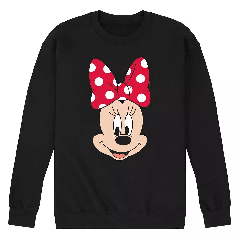 Disney's Minnie Mouse Face Men's Fleece Sweatshirt,  Product Image