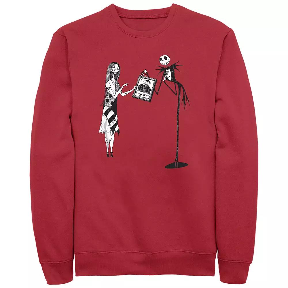 Disney's The Nightmare Before Christmas Santa Claus Portrait Men's Graphic Fleece,  Product Image