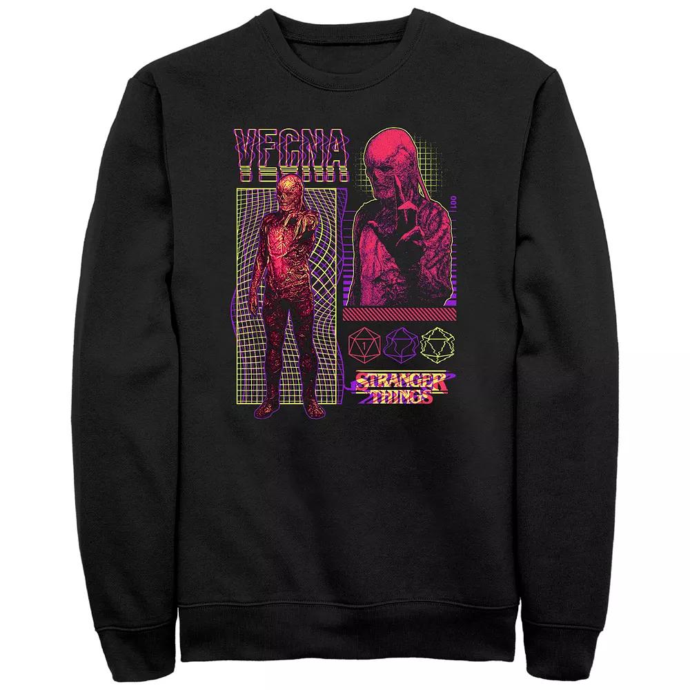 Men's Stranger Things Vecna Infographic Graphic Fleece,  Product Image