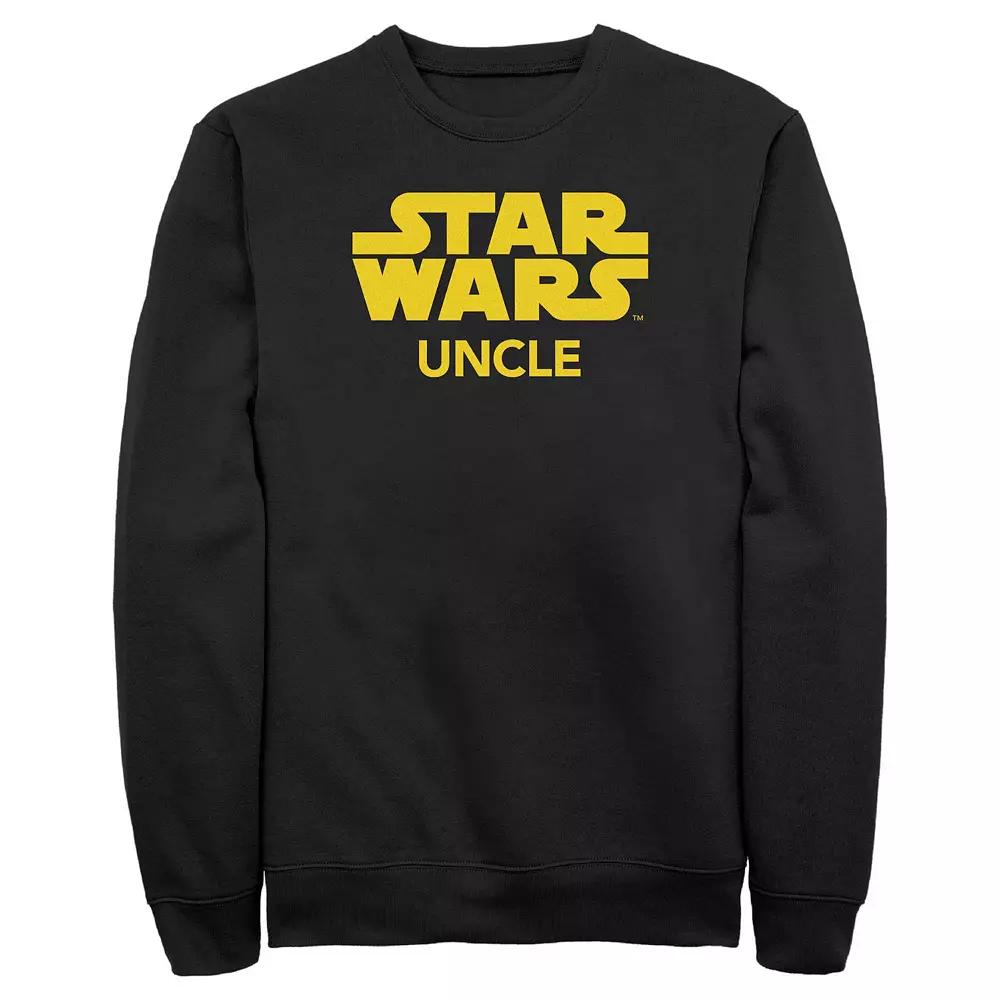Men's Star Wars Uncle Graphic Fleece, Size: Large, Black Product Image