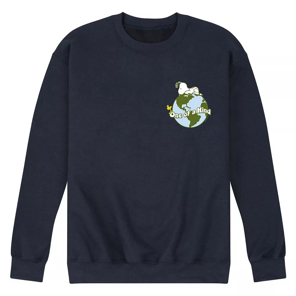 Men's Peanuts One Of Kind Earth Sweatshirt,  Product Image
