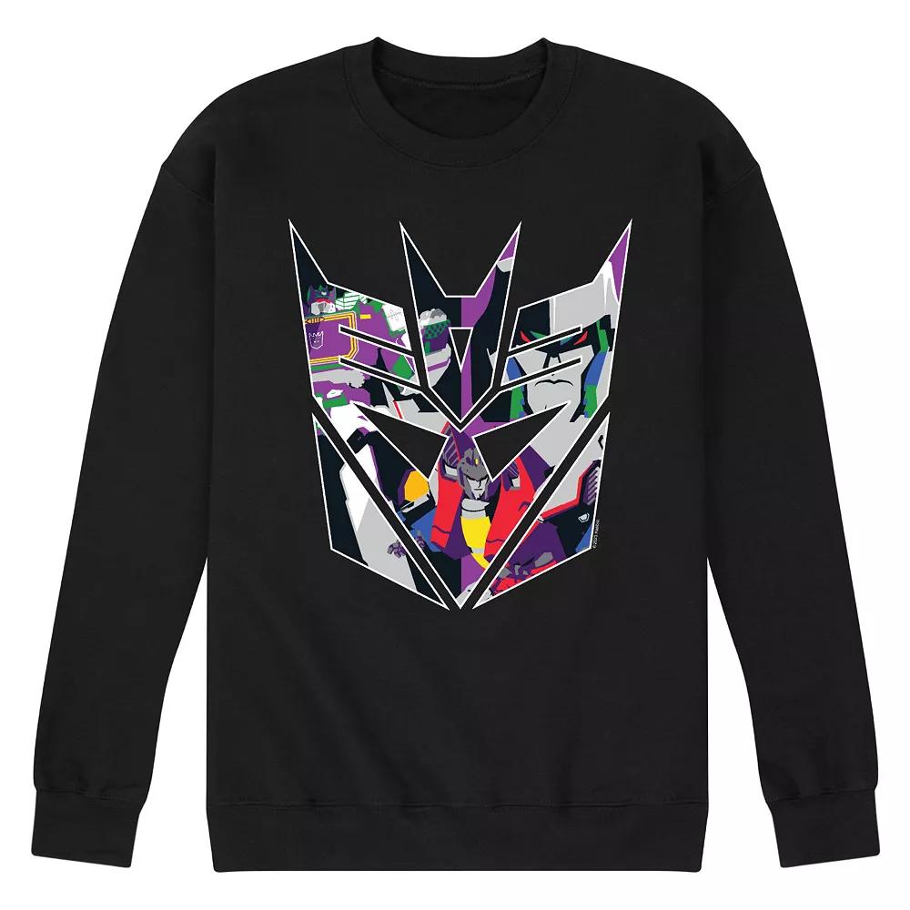 Men's Transformers Decepticon Logo Fleece Sweatshirt,  Product Image
