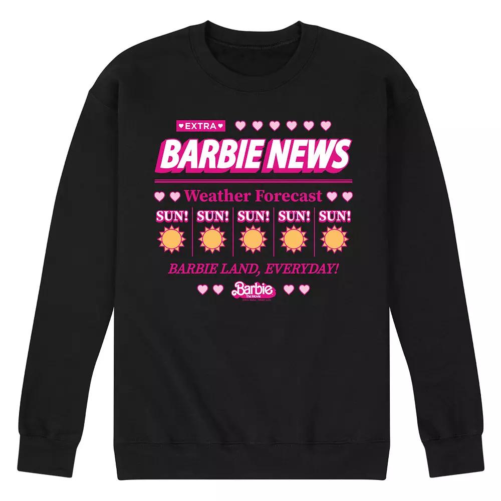 Men's Barbie The Movie Weather Forecast Graphic Tee,  Product Image