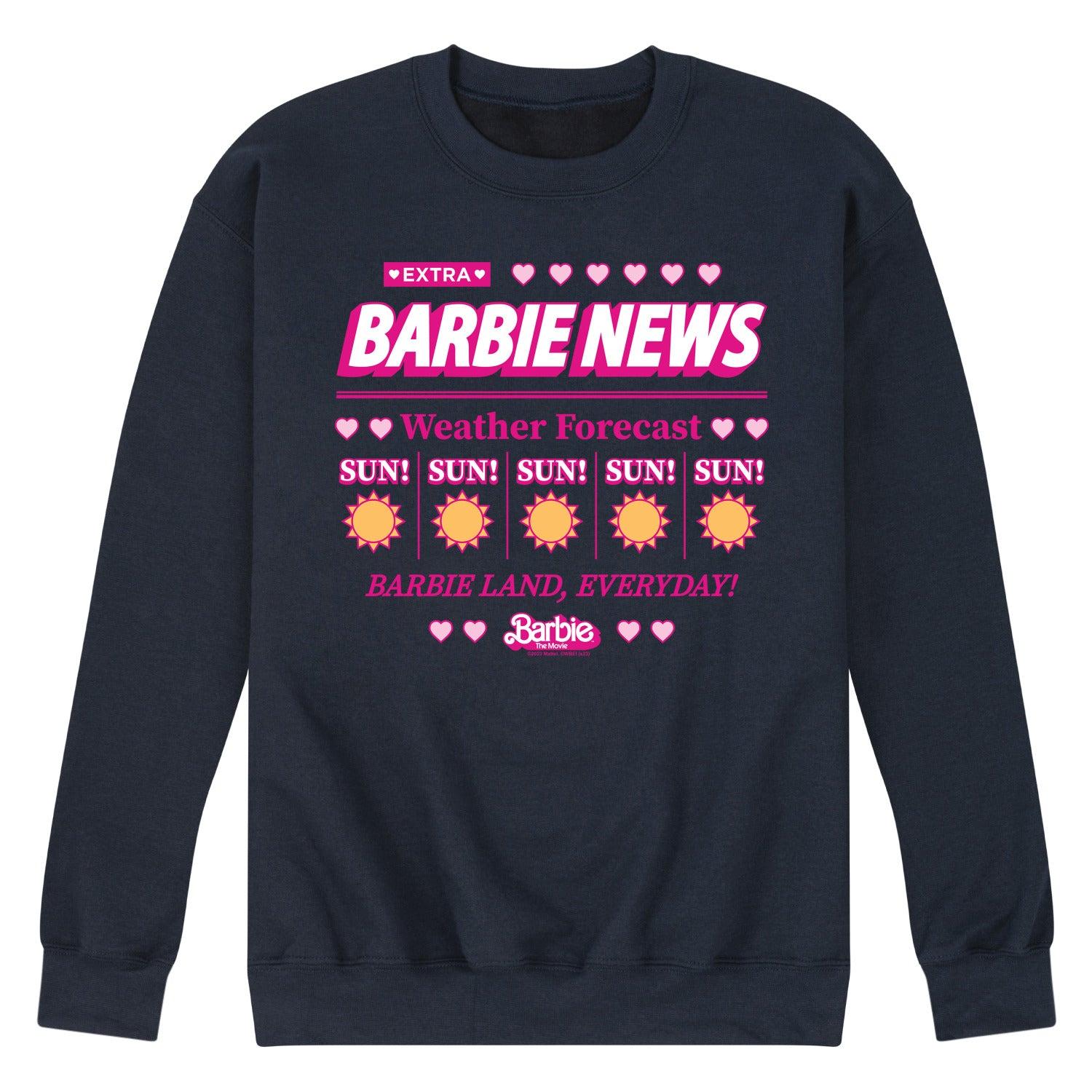 Men's Barbie The Movie Weather Forecast Graphic Tee,  Product Image