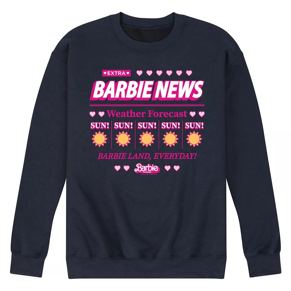 Men's Barbie The Movie Weather Forecast Graphic Tee,  Product Image