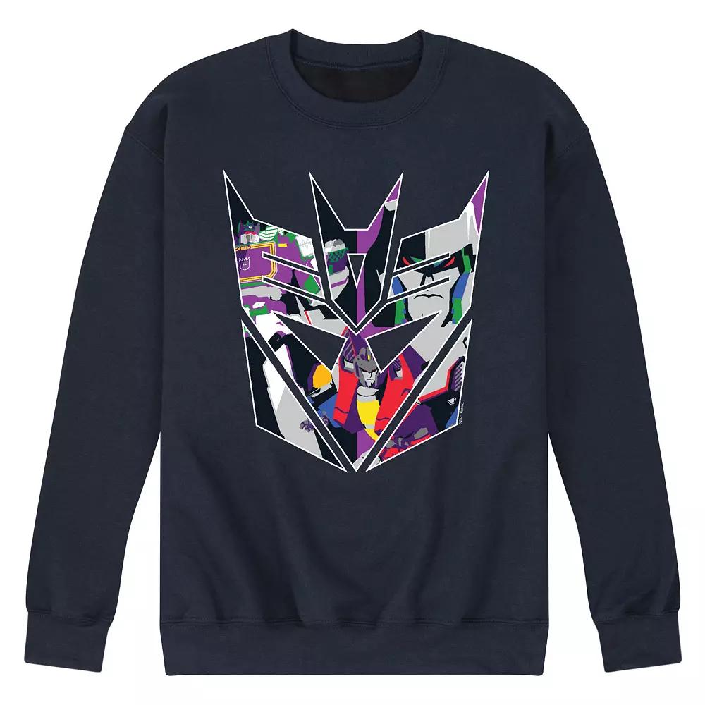 Men's Transformers Decepticon Logo Fleece Sweatshirt,  Product Image