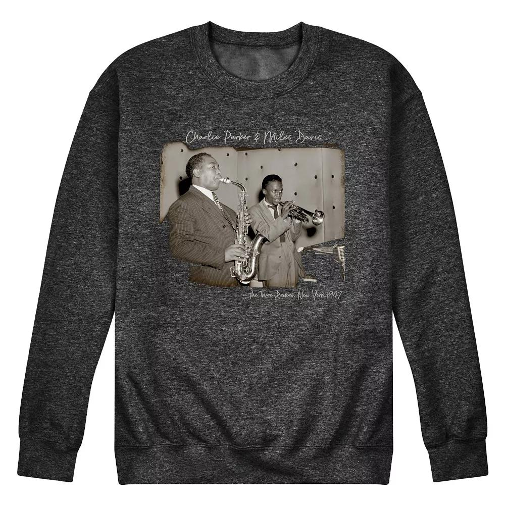 Men's Jaws Ombre Fleece Sweatshirt,  Product Image