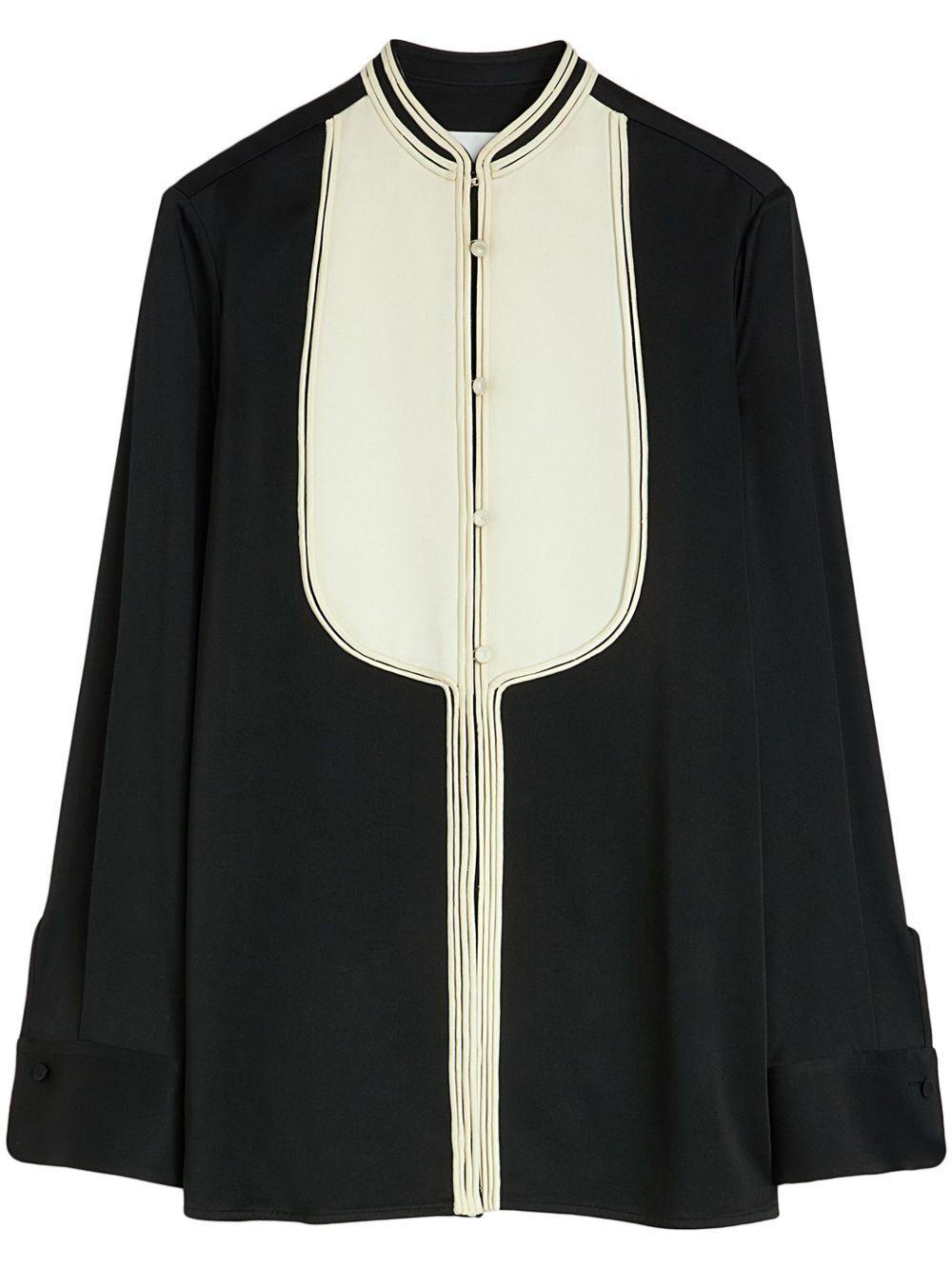 contrast-bib shirt Product Image