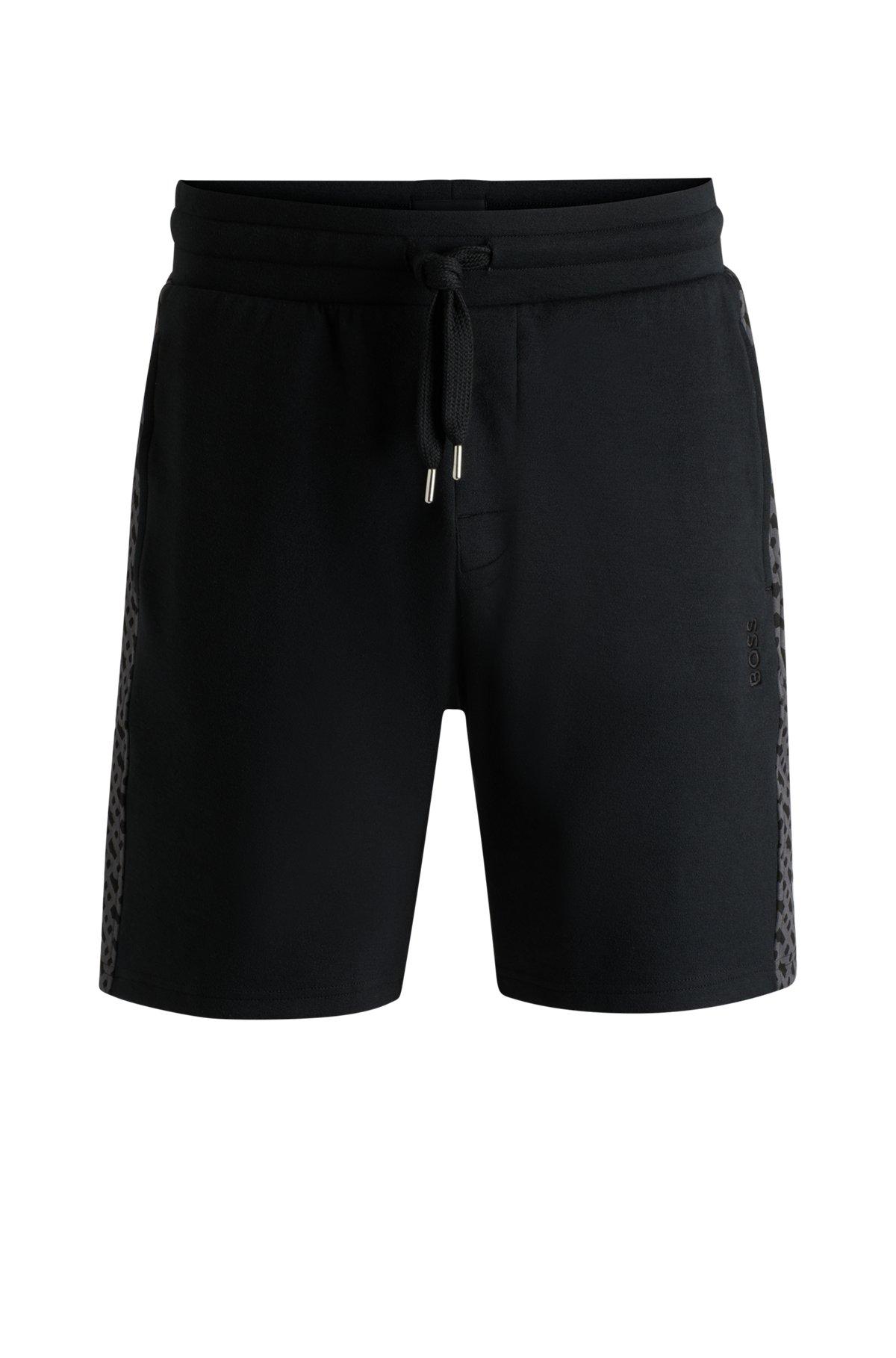  shorts with monogram-pattern panels Product Image