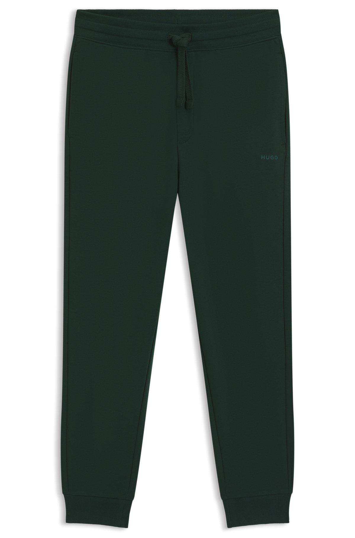 Cuffed sweatpants in cotton terry with logo print Product Image